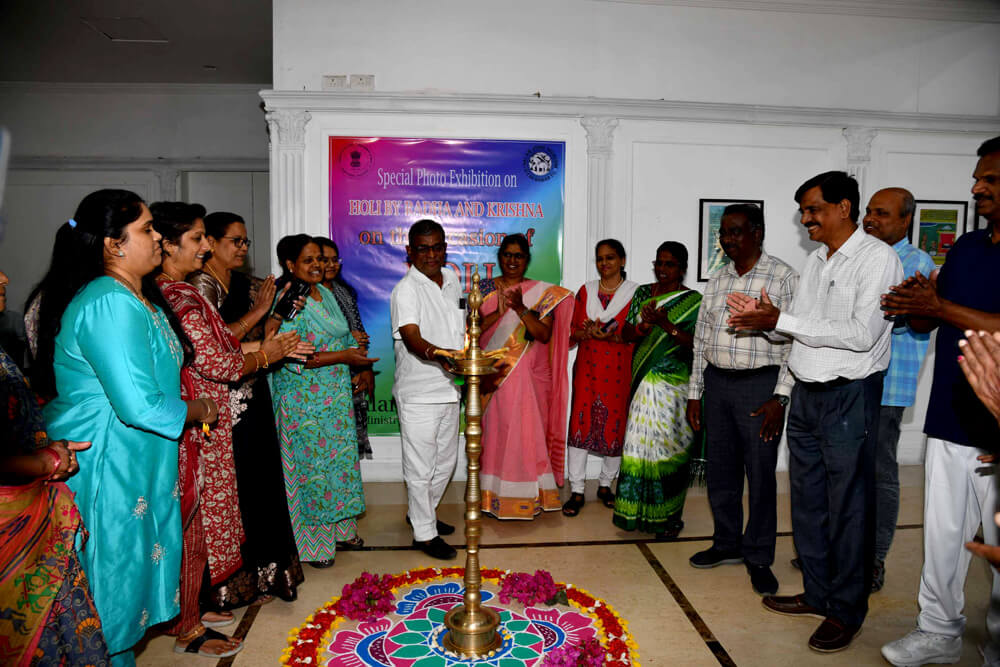 Spl Photo Exhibition Holi By Radha and Krishna