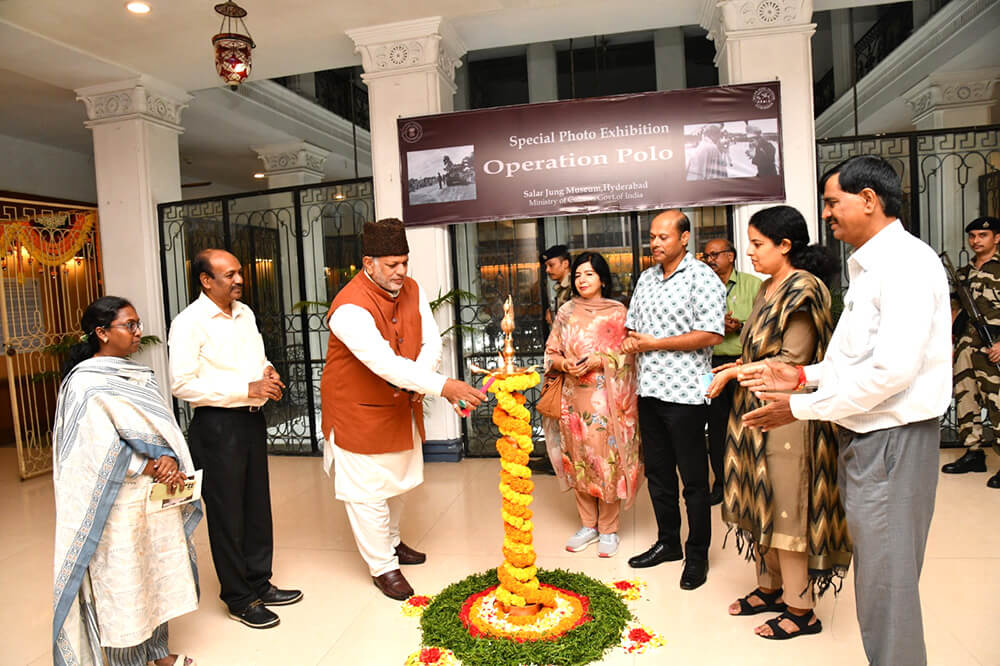 Inauguration of Special Photo Exhibition Operation Polo by Secretary Culture Shri Vivek Aggarwal