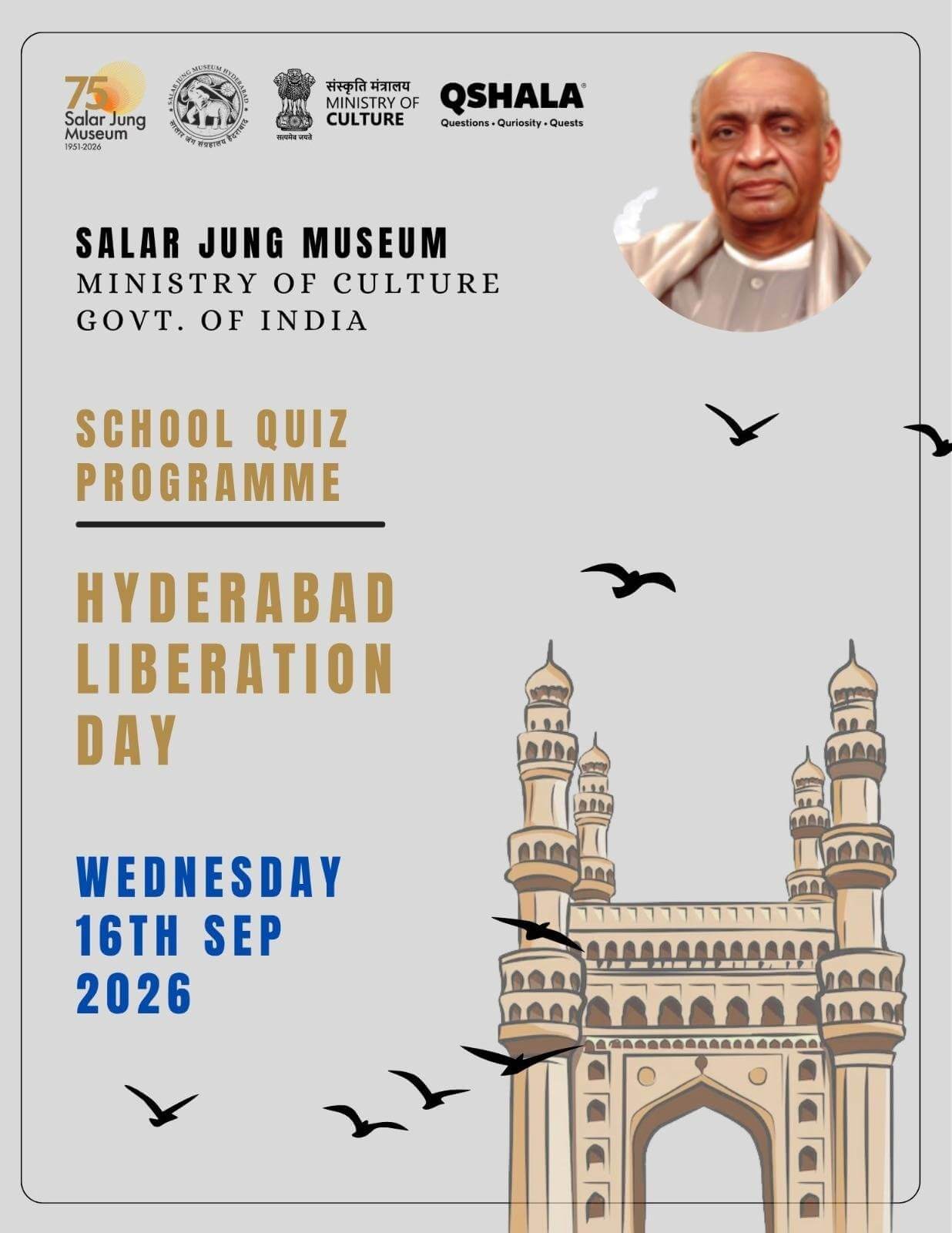 School quiz Programme Hyderabad Liberation Day