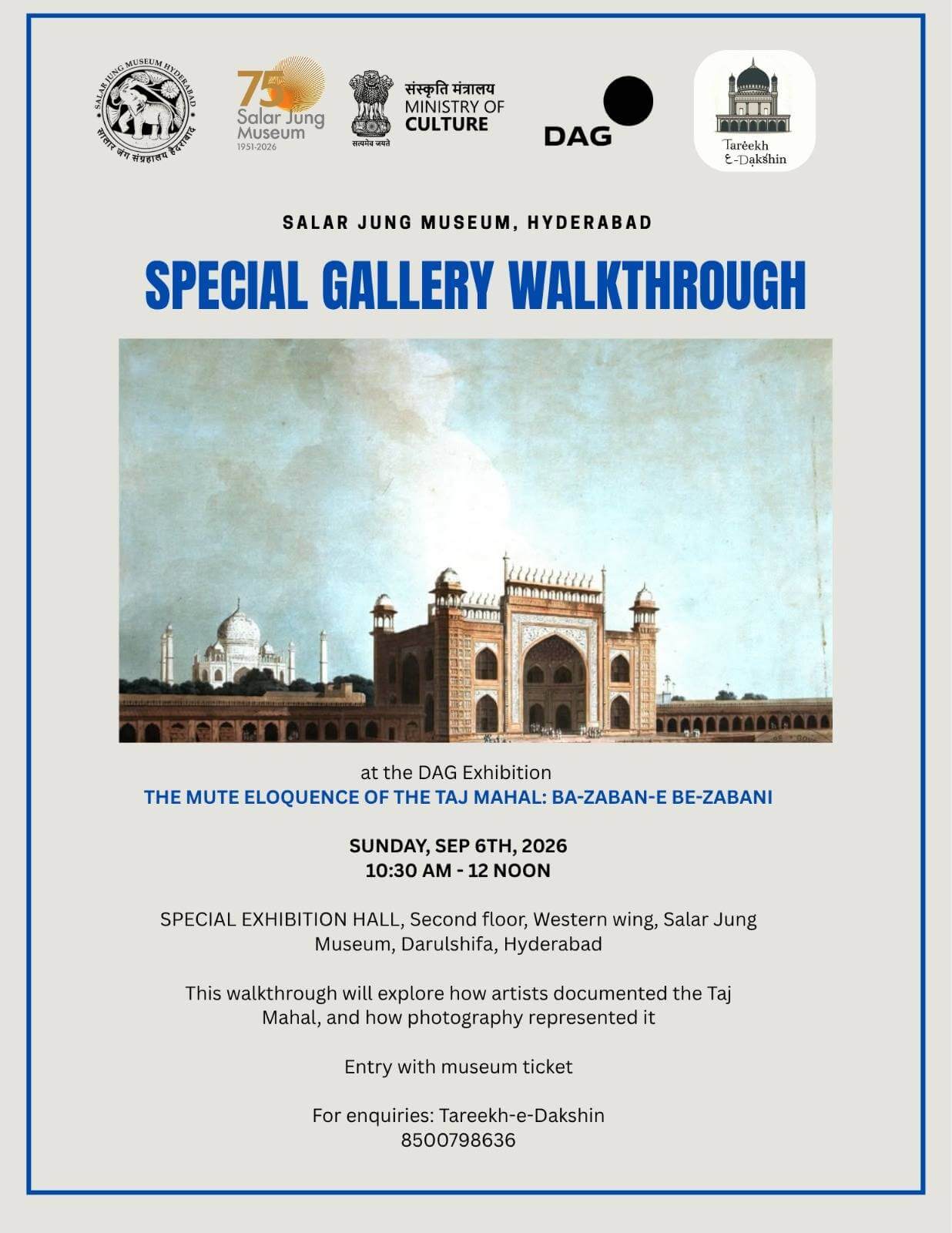 Gallery Walk in the Taj Exhibition