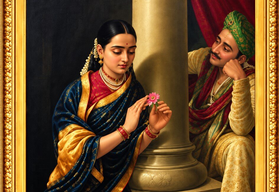 The studios of raja Ravi varma
